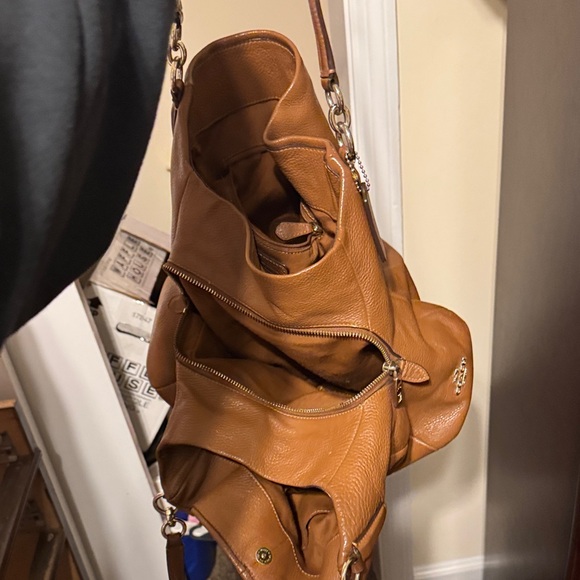 Coach Tan Leather Tote Bag - Picture 3 of 3